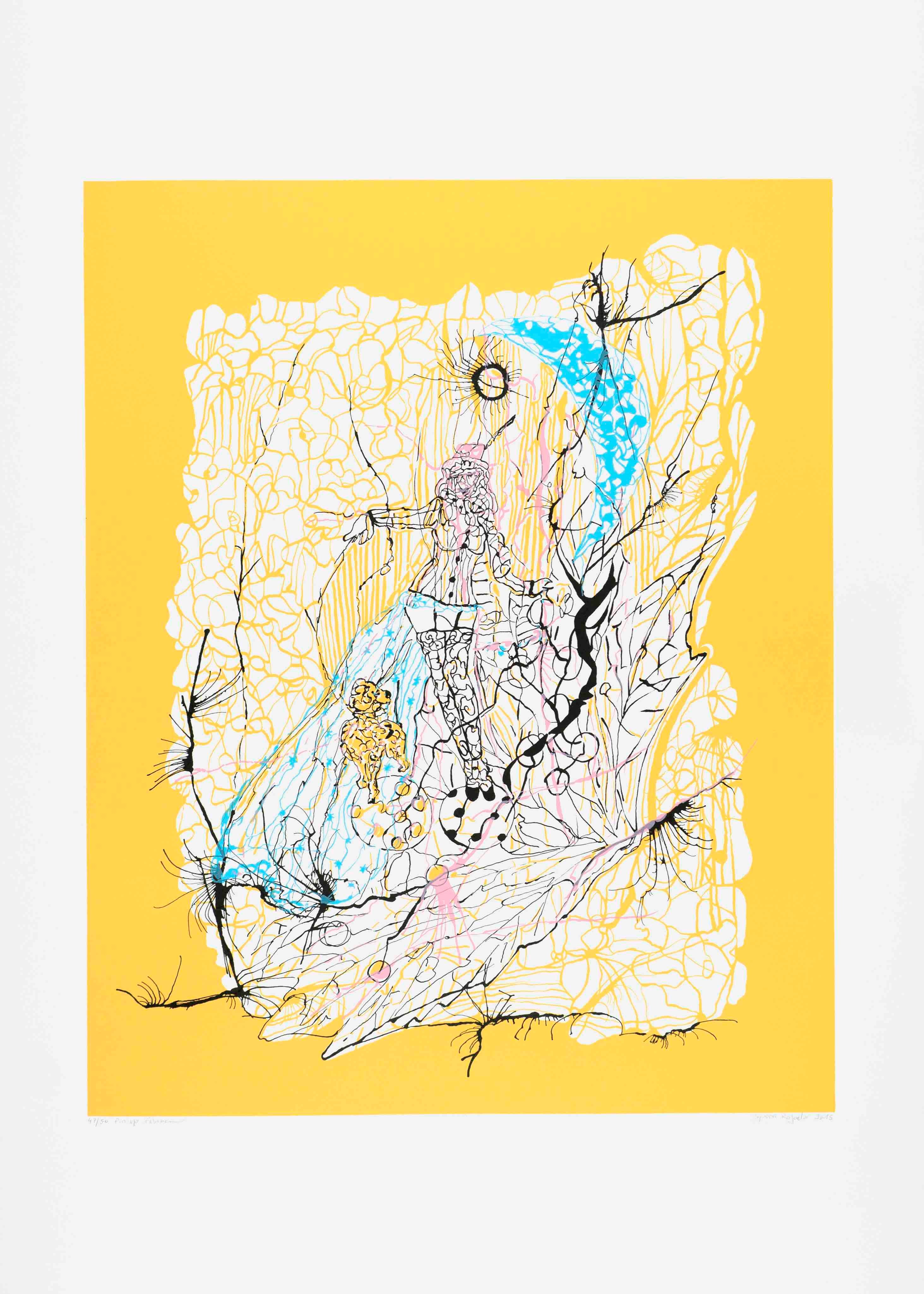 Jahresgaben PinUp Februari 69 x 49 cm 2015